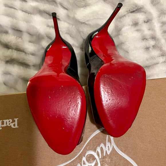 Christian Louboutin New Very Prive 120 Patent Degrade Size 36.5 - Picture 2 of 6
